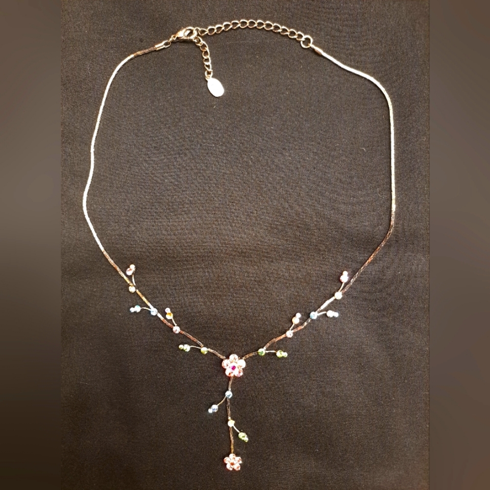 Cookie Lee Spring Floral Necklace